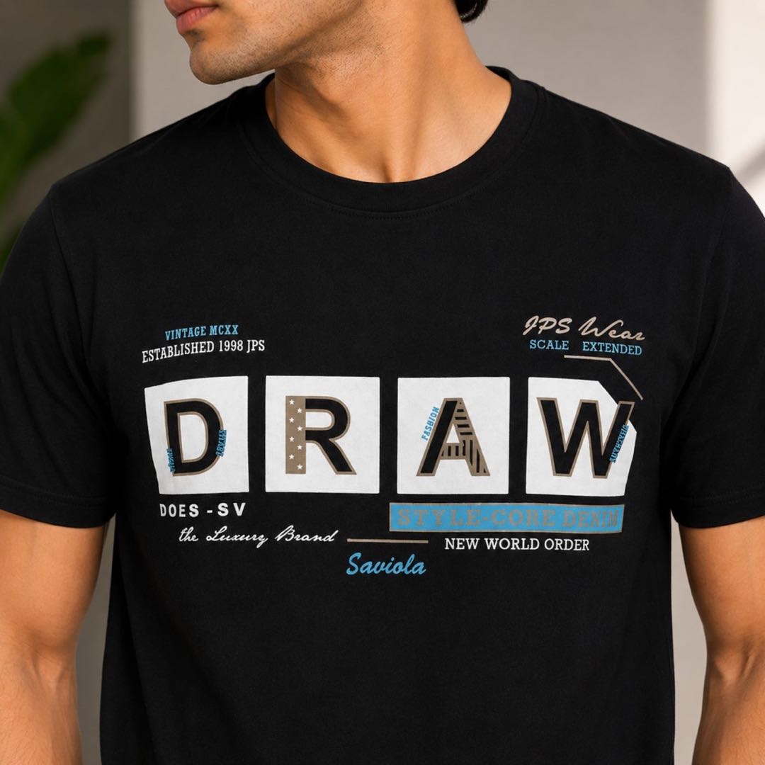 Draw Graphic T-shirt image 4