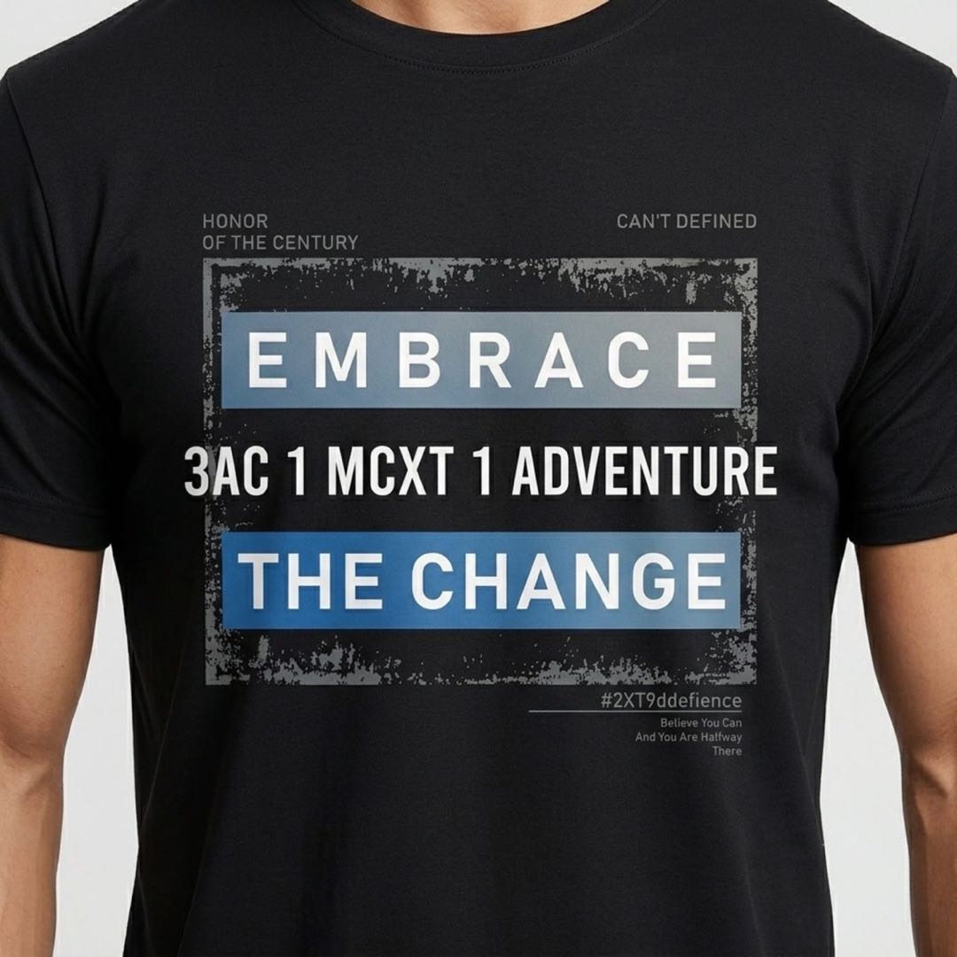 Embrace Black T-shirt image 4