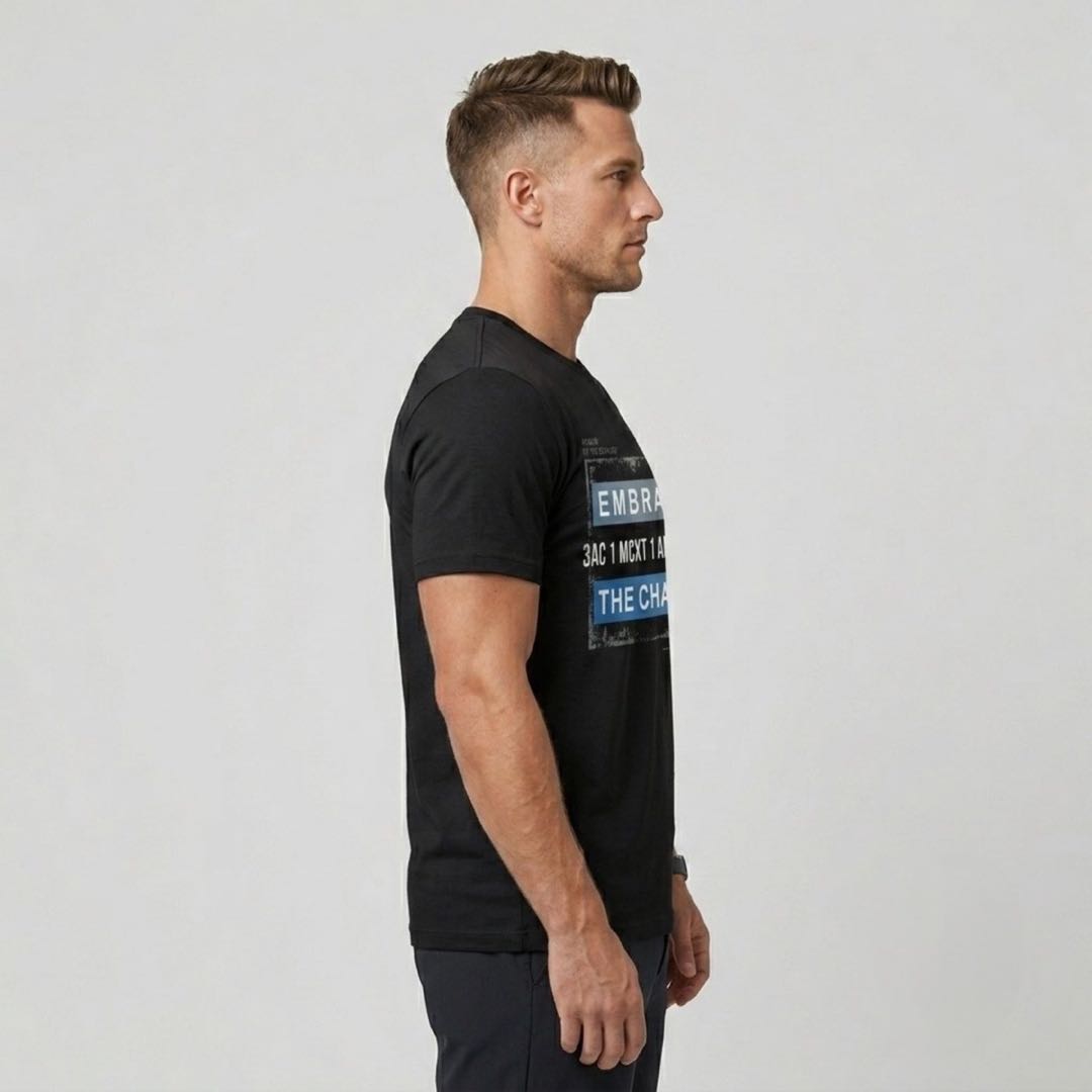 Embrace Black T-shirt image 2