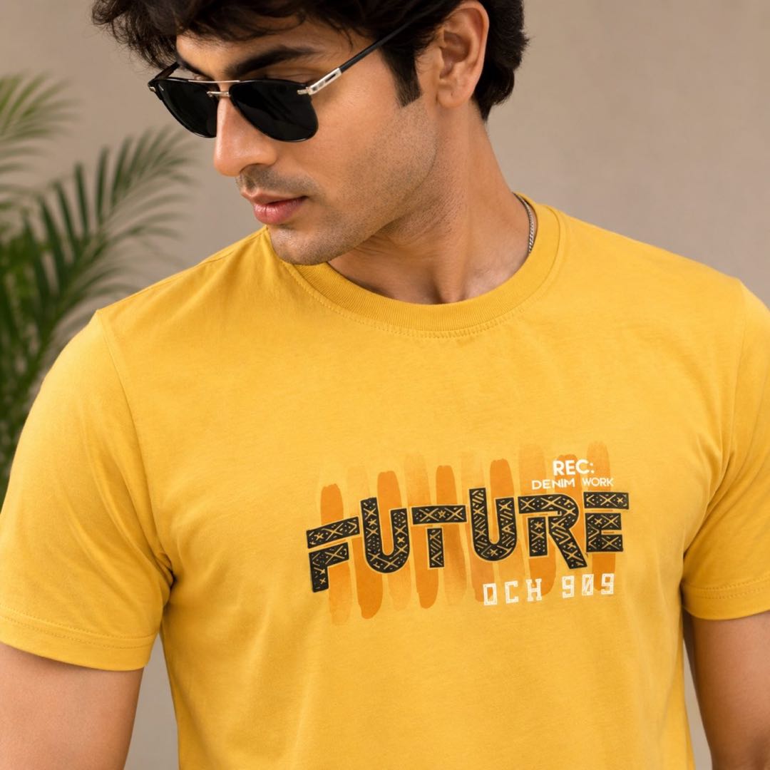 Future Yellow T-shirt image 4