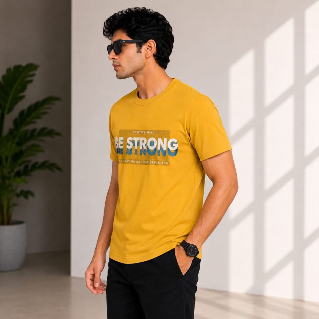 Strong Yellow T-shirt image 2