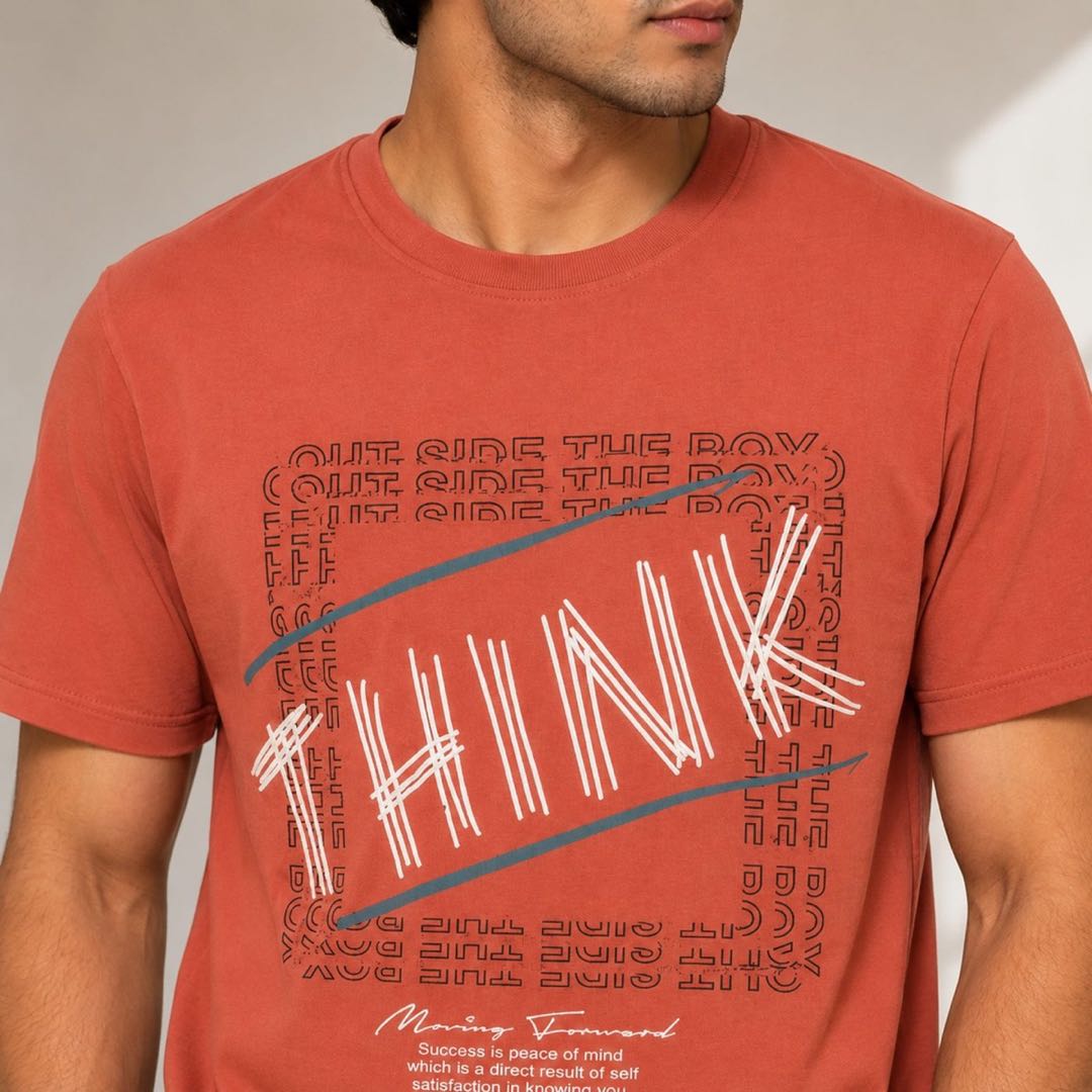 Think Coral T-shirt image 4
