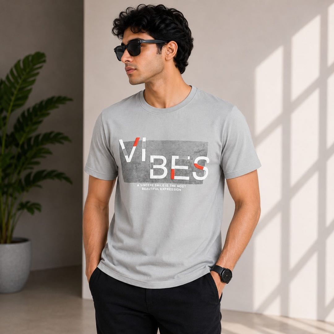 Vibes Grey T-shirt