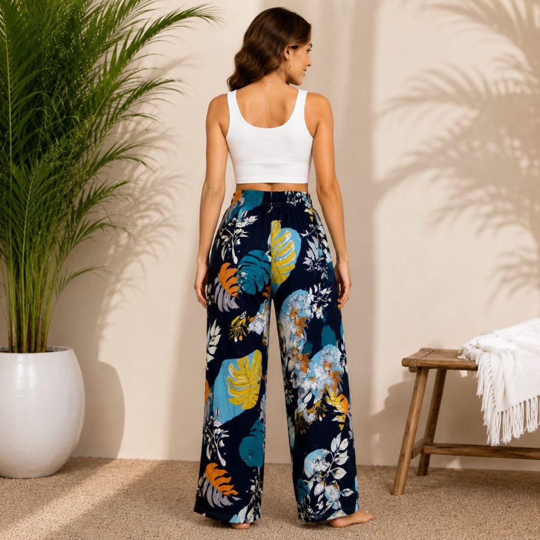 Navy Floral Lower image 3